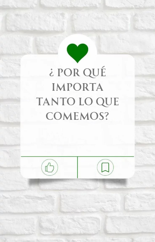 Comer bien, sentirse bien.